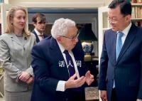 中国驻美大使谢锋会见基辛格 表达了中方对基辛格博士百岁寿辰的祝贺