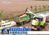 全国麦收过四成 农民朋友们的努力正在有效地得到回报