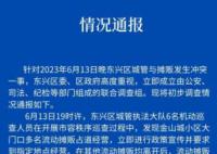 官方通报城管与摊贩冲突:6人停职