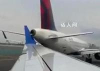 美联航波音撞空客引乘客尖叫 将乘客吓坏了