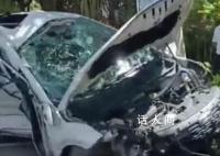特斯拉追尾撞飞小客车致1死1伤 事故原因正在进一步调查中