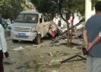 甘肃酒泉一餐饮店液化气爆炸 当地消防部门已赶赴现场处置