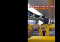 英美两国乘客在飞机上大打出手 最终导致航班延误两个小时