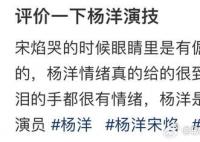 网友总结杨洋的演技 是军人的有棱有角
