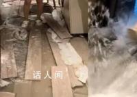 重庆暴雨 酒店地板漂浮变水景房