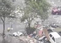 福州沿街一餐厅发生爆炸 街数家门店均被波及
