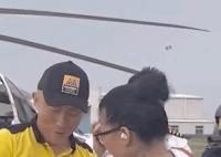 洪水中4个月大婴儿被直升机吊起 空中救援有哪些难忘瞬间