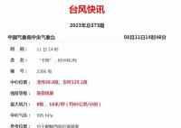 台风“卡努”或在辽宁再次登陆 中心已离开朝鲜半岛