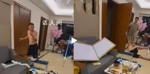 男子不信台风威力开门被吹翻在地 引起了广大网友的关注和嘲笑