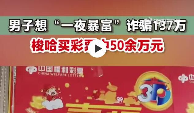 男子诈骗137万元买彩票仅剩6万 已被依法刑事拘留