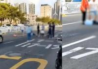 司机校门口撞倒多人 警方通报