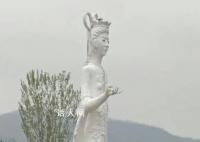 牡丹仙子雕像被指缺乏美感 当地回应
