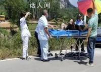 男子钓鱼误碰高压线 全身焦黑