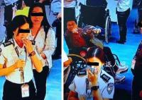 安检员偷乘客钱 企图吞下现金掩盖
