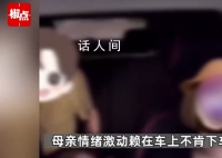 女子因顺风车未到目的地崩溃尖叫 儿子看不下去动手扯抓母亲头发