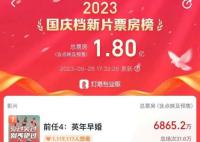 中秋国庆档电影你去看了哪部 享文化假期为精神充电