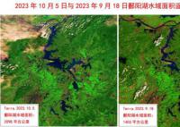 鄱阳湖出现今年首次长江水倒灌 水域面积扩大695平方公里