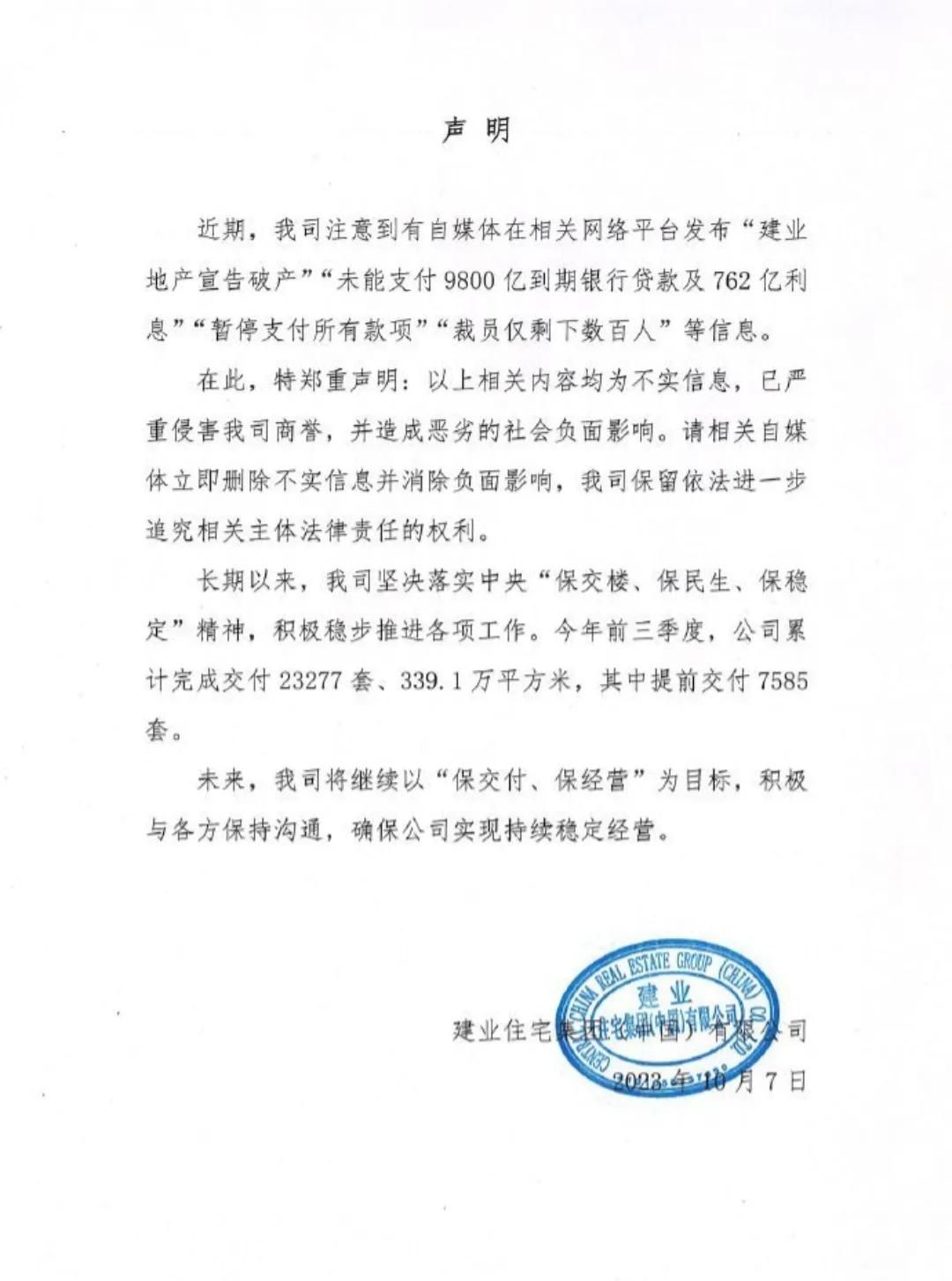建业集团否认破产等传闻 昔日“河南王”为何衰落? 