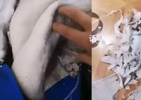 教育局回应校服内掏出大把碎布 已获悉该情况正在调查中