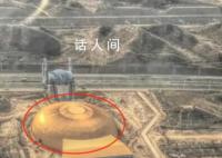 兰州孕肚式擎天柱是在建影视城 从空中看就像怀孕了