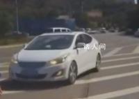 男子环岛逆行被抓 科一考20多次没过