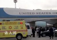 美国总统拜登抵达以色列 乘坐的专机抵达以色列特拉维夫