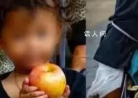 “尿不湿小孩”街头乞讨 多方介入