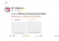Lisa及其后援会微博账号被封 现已无法查看