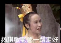 《西游记》毗蓝婆菩萨扮演者去世 杨琪敏个人资料介绍