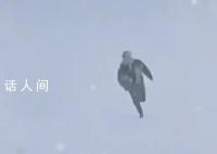 南方同学第一次看到大雪能多激动?边跑变跳彻底放飞