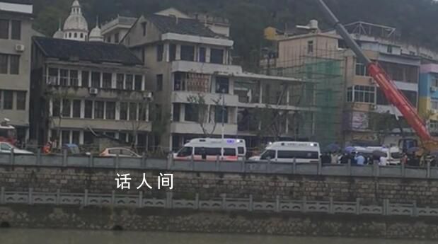 温州一楼房垮塌 疑有人员被困