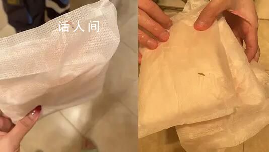 女子称买苏菲安睡裤内有虫蠕动 客服回应：生产不可能有活虫