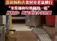 广州一连锁肠粉店被曝老鼠横行 卫生状况十分堪忧