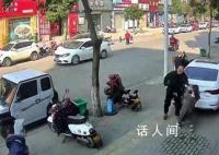 河南一男子当街推倒孕妇 当地警方称已立案