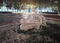 第一批堆雪人的已经卷起来了