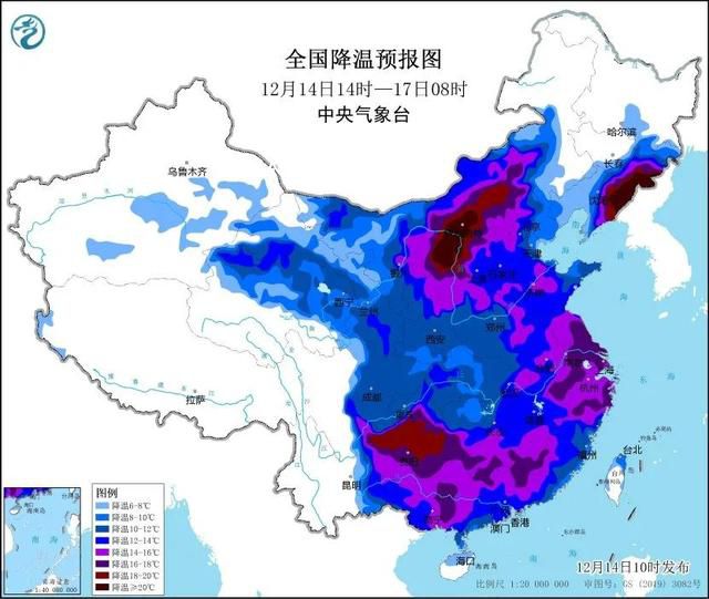 南方将现冷暖大逆转 强寒潮发力寒意贯穿大江南北