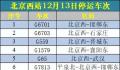 北京多趟列车临时停运 可全额退票