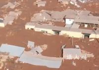 青海一村震后涌入大量淤泥有人被困 目前还在救援中