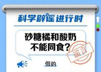 砂糖橘和酸奶不能同食?砂糖橘和酸奶可以一起吃吗?