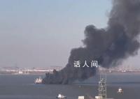 一韩国籍船舶在长江常熟段起火爆燃 遇险22人全部获救