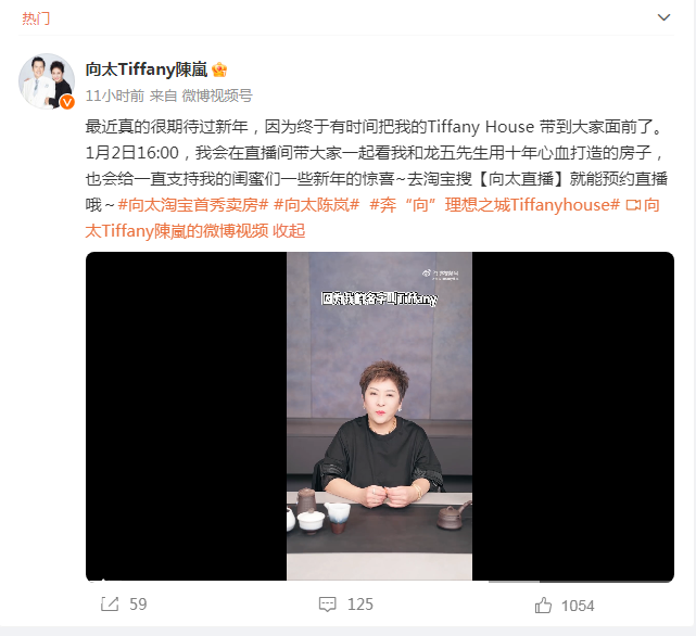 向太将出售耗时十年建成的豪宅 网友：虽然买不起但还是想凑凑热闹