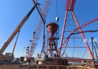 世界最宽跨海大桥完成灌注 大桥建设取得阶段性进展