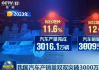 中国经济“开门红”带来融融暖意 我国汽车产销量双双突破3000万辆