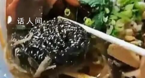 顾客称点外卖吃出钢丝球 商家回应