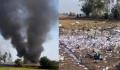 泰国烟花厂爆炸事故已致23人死亡 现场黑烟滚滚碎片残骸散落一地