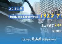 快递里的经济新脉动 2023年我国快递业务量累计完成1320.7亿件