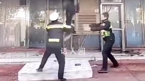 江西新余火灾现场:多人从二楼跳下