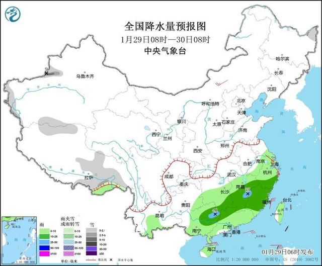 大范围强雨雪冰冻或将影响春运 雨雪过程持续时间长涵盖范围广