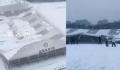 河南一体育馆疑被暴雪压塌 无人伤亡