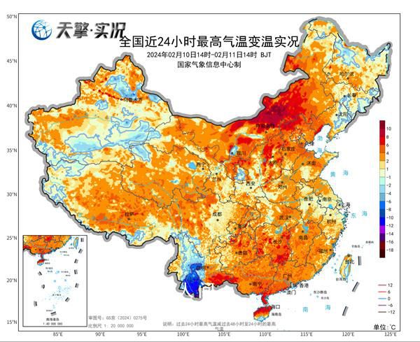 多地将冲击今年首个20℃ 大江南北气温将迎来近期的高点